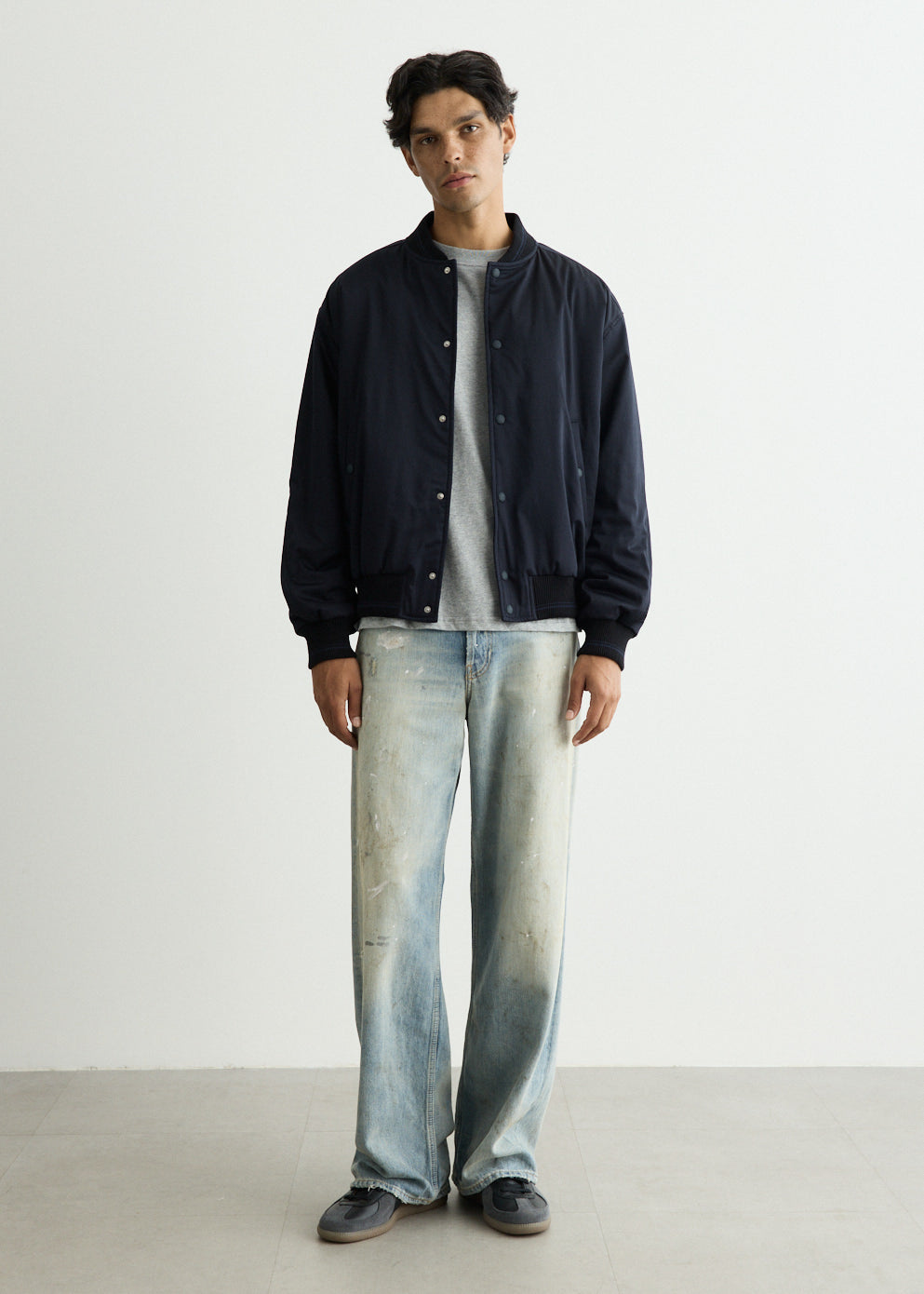 Light Teddy Blouson Jacket