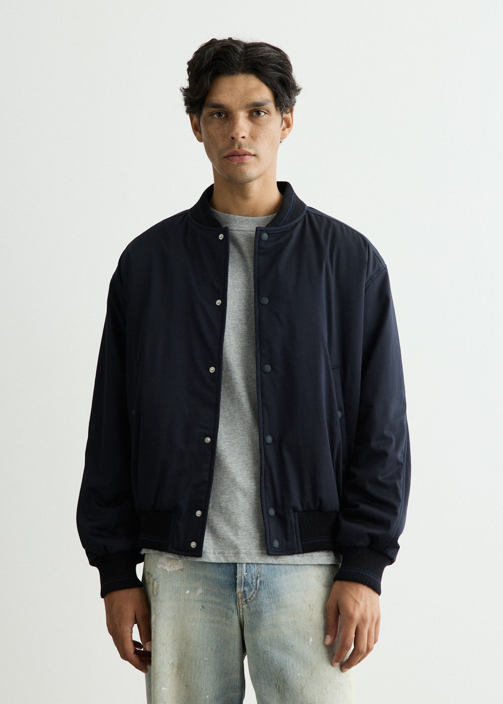 Light Teddy Blouson Jacket