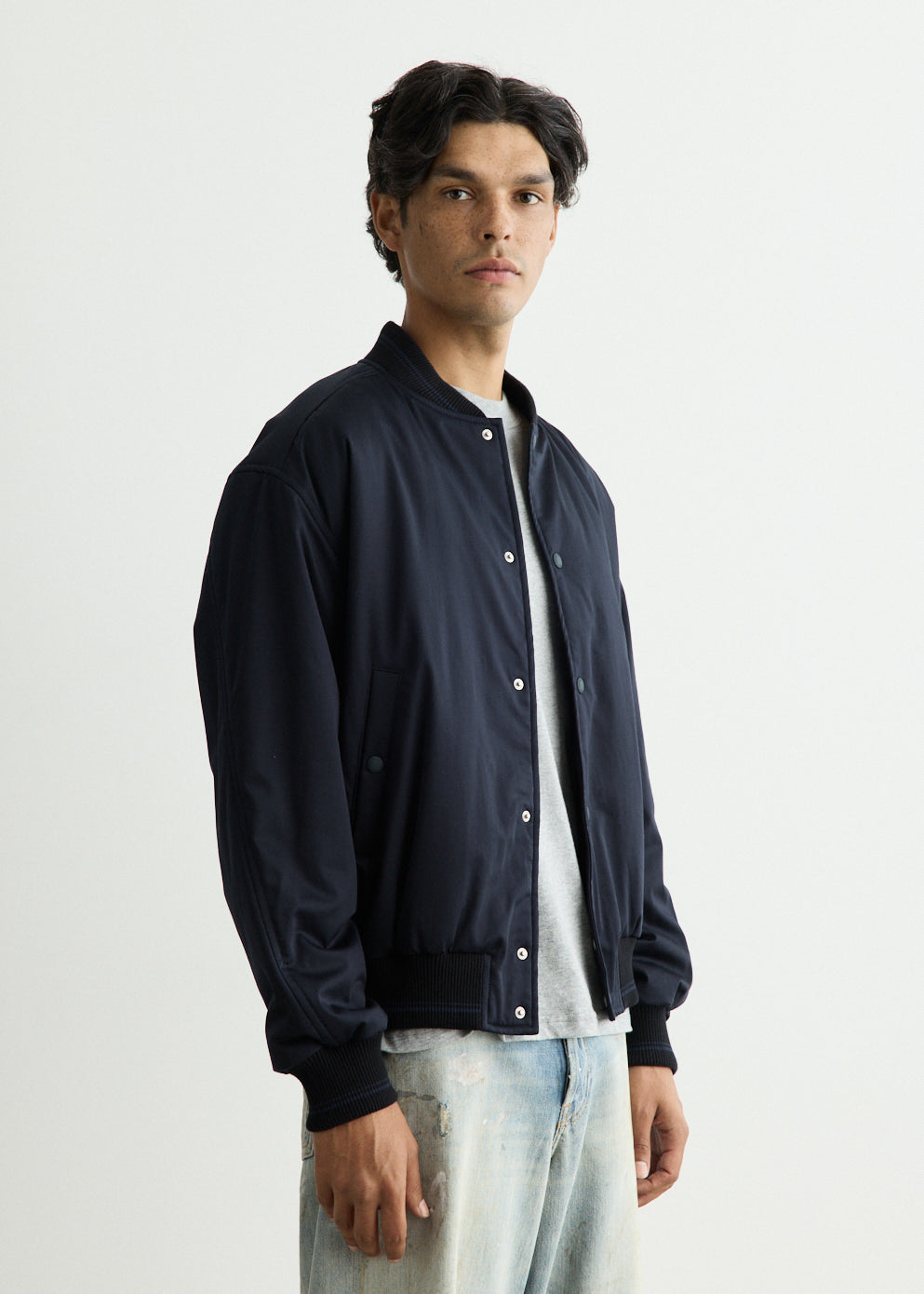 Light Teddy Blouson Jacket