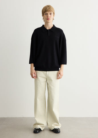 Signature 3/4 Sleeve 90's Knit Polo