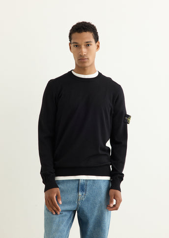 Light Pure RWS Wool Knit Crew Sweater