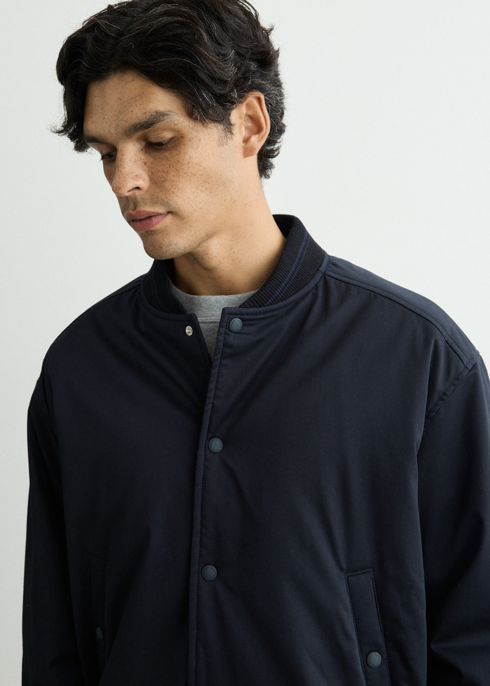 Light Teddy Blouson Jacket
