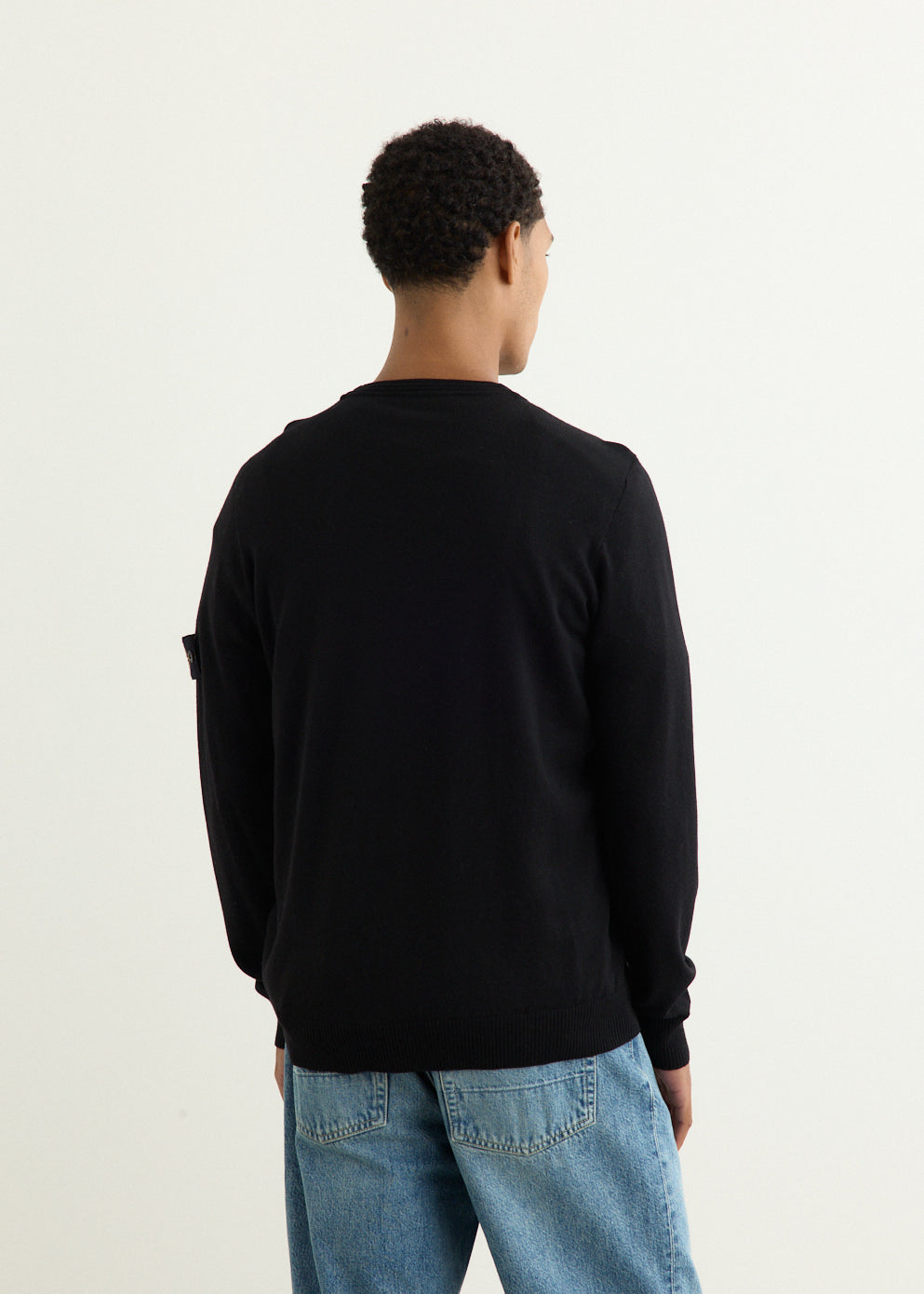 Light Pure RWS Wool Knit Crew Sweater