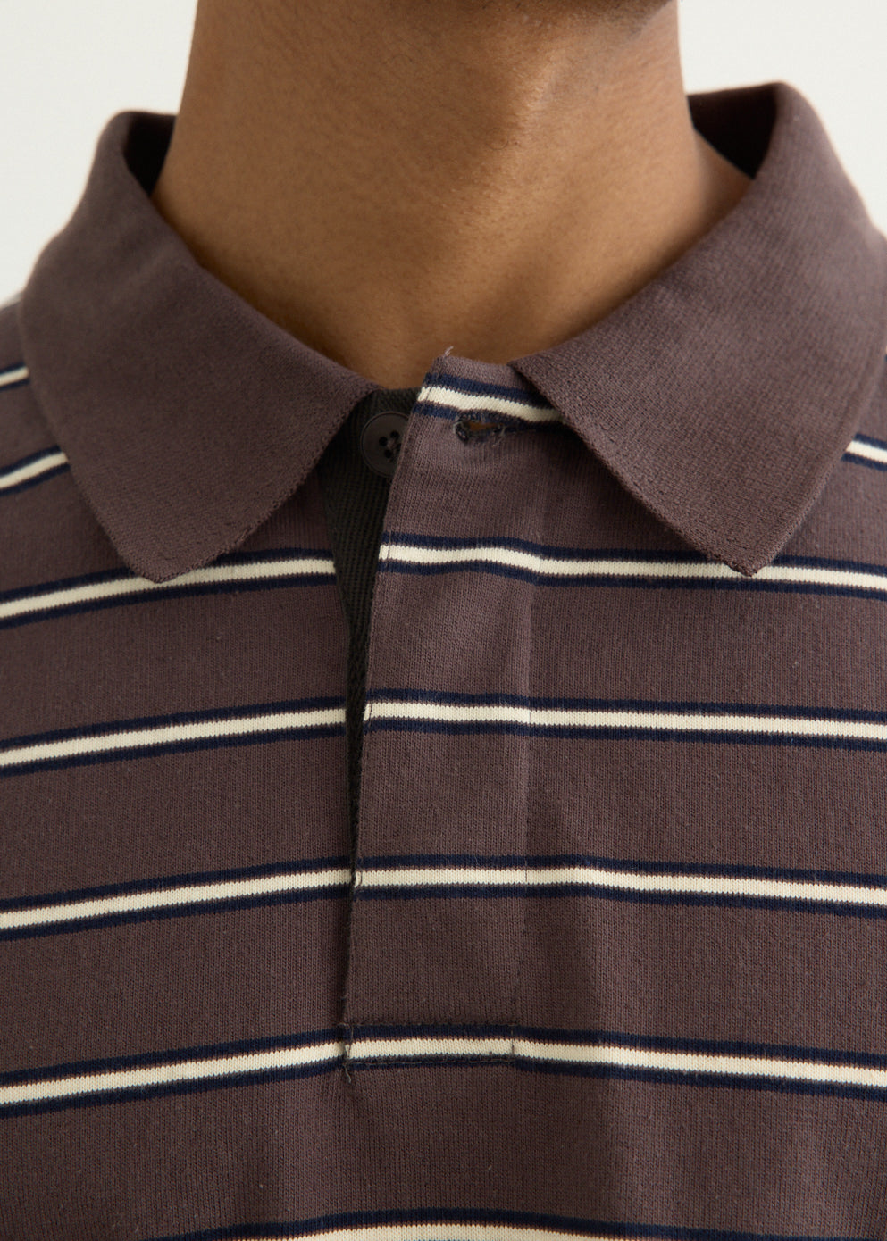 Varsity Long Sleeve Polo Shirt