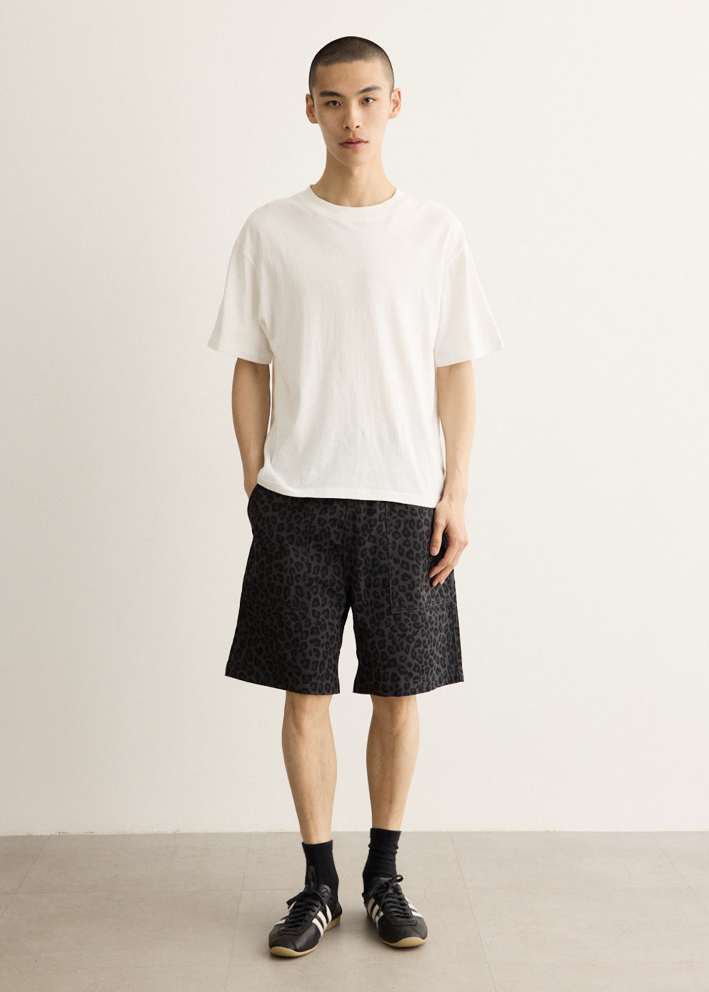 Patterned Chef Shorts