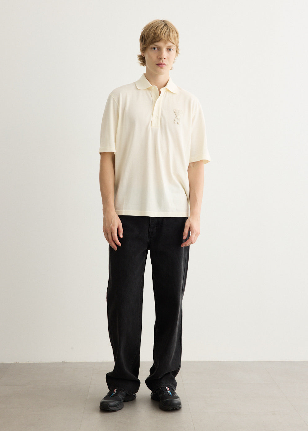 Wool Poplin Shoecut Slacks
