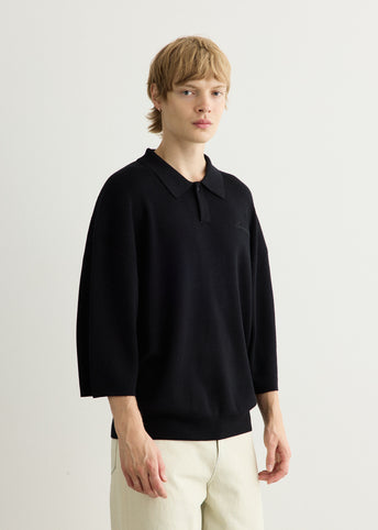 Signature 3/4 Sleeve 90's Knit Polo