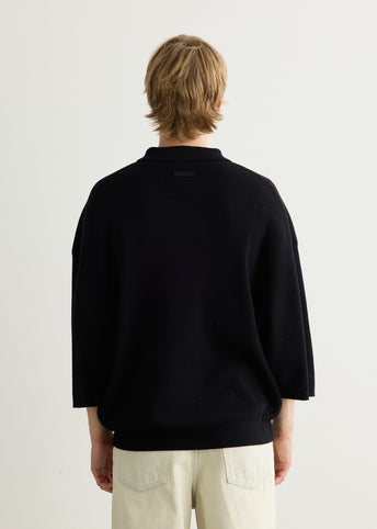 Signature 3/4 Sleeve 90's Knit Polo