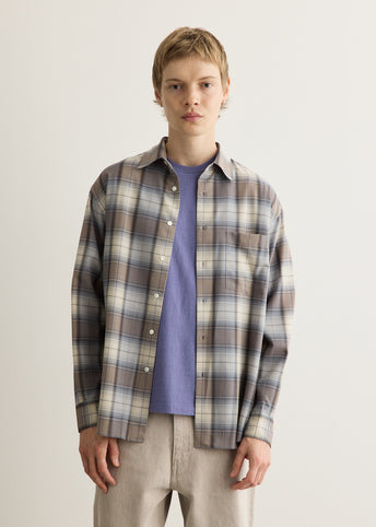 Super Light Wool Check Shirt