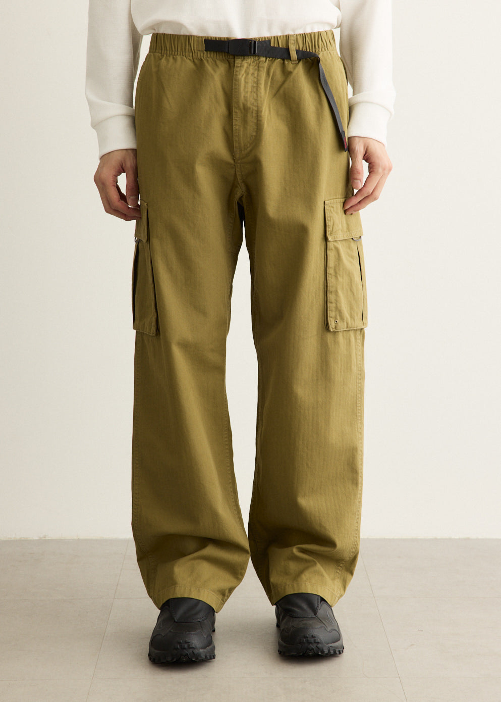 Herringbone Cargo Pants