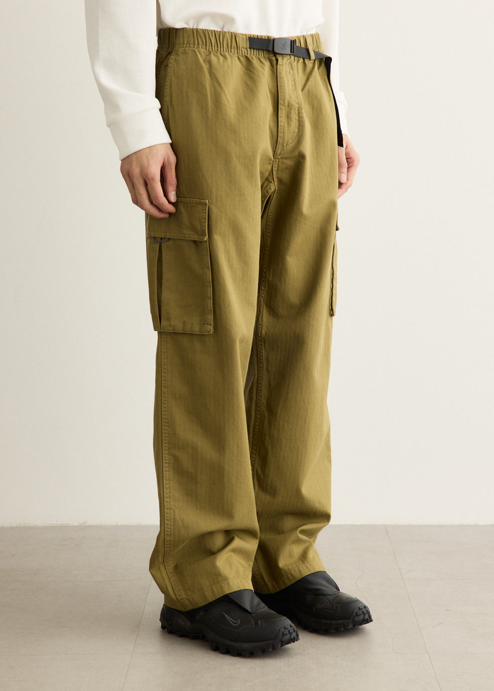 Herringbone Cargo Pants