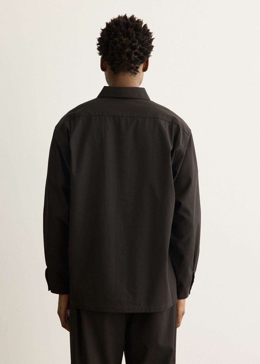 Cotton Twill Shirt Jacket