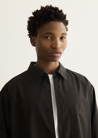 Cotton Twill Shirt Jacket