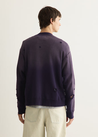 Deconstructed Zipped Sweatshirt