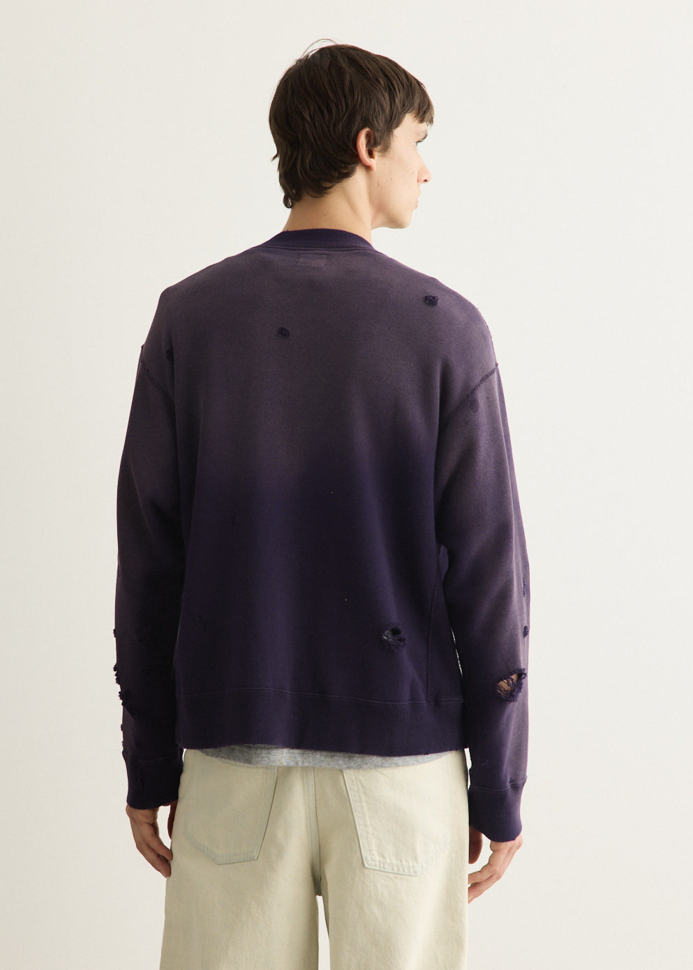 Deconstructed Zipped Sweatshirt