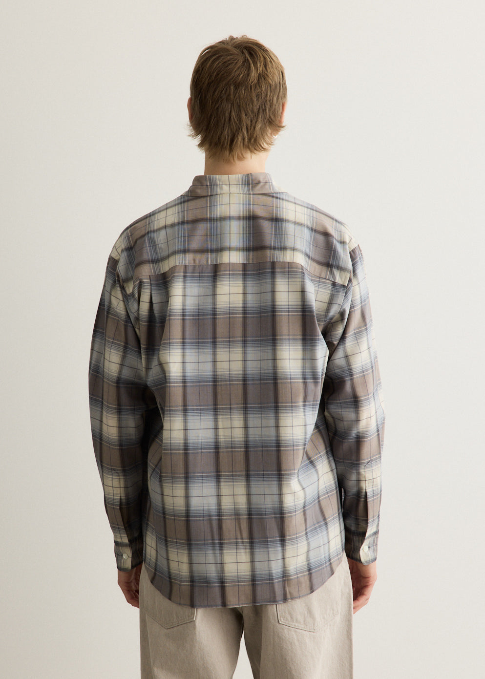 Super Light Wool Check Shirt