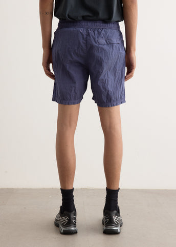 Nylon Metal Mid Length Swim Shorts