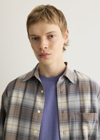 Super Light Wool Check Shirt
