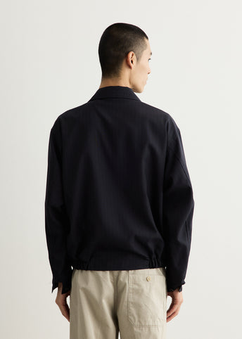 Shadow Stripe Toro. Zip Blouson