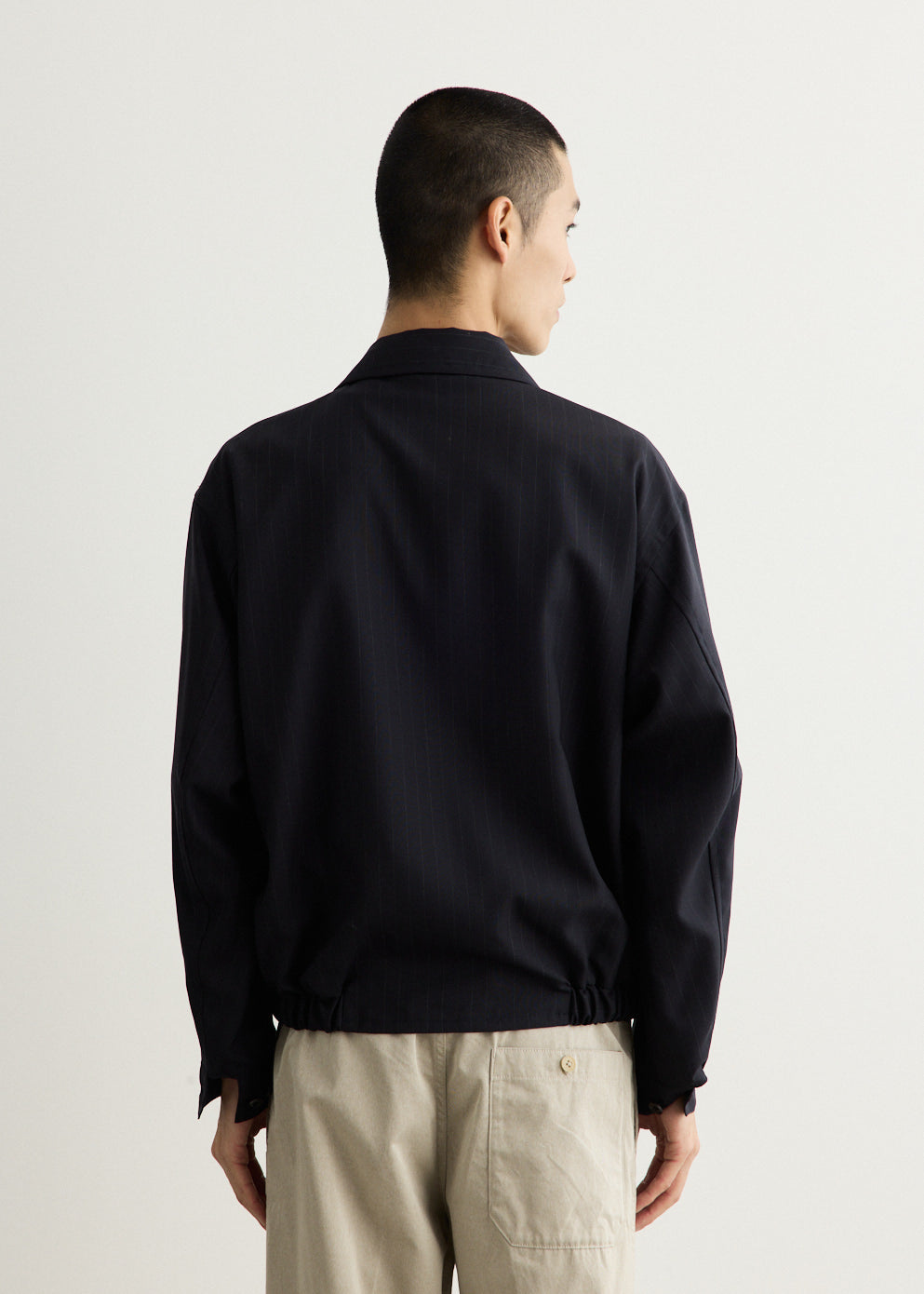 Shadow Stripe Toro. Zip Blouson