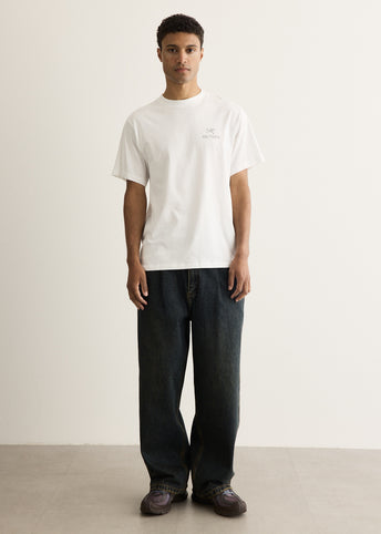 Kragg Short Sleeve Cotton Bird Word T-Shirt
