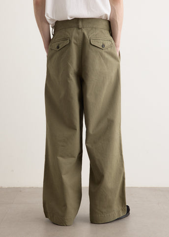 Single Pleat Baggy Pants