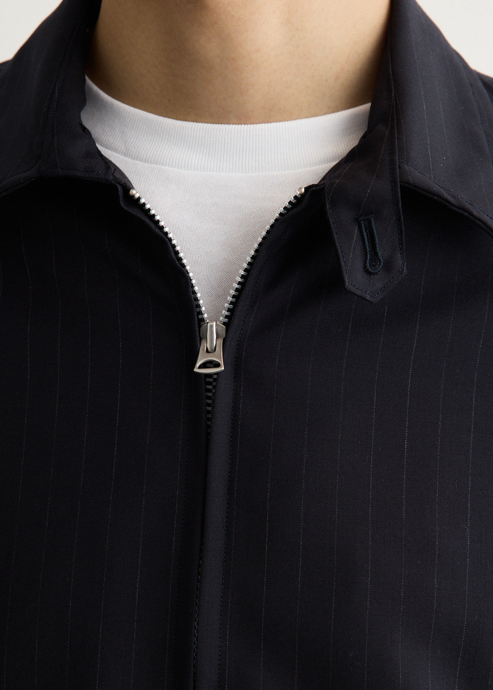 Shadow Stripe Toro. Zip Blouson