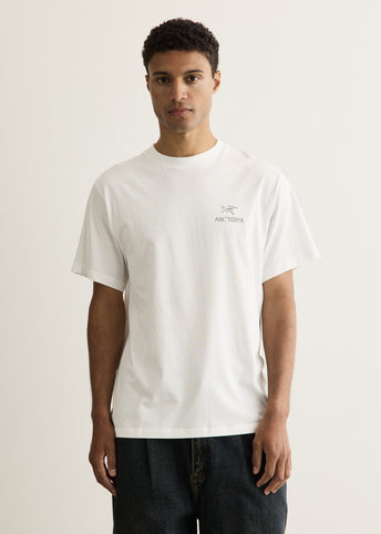 Kragg Short Sleeve Cotton Bird Word T-Shirt