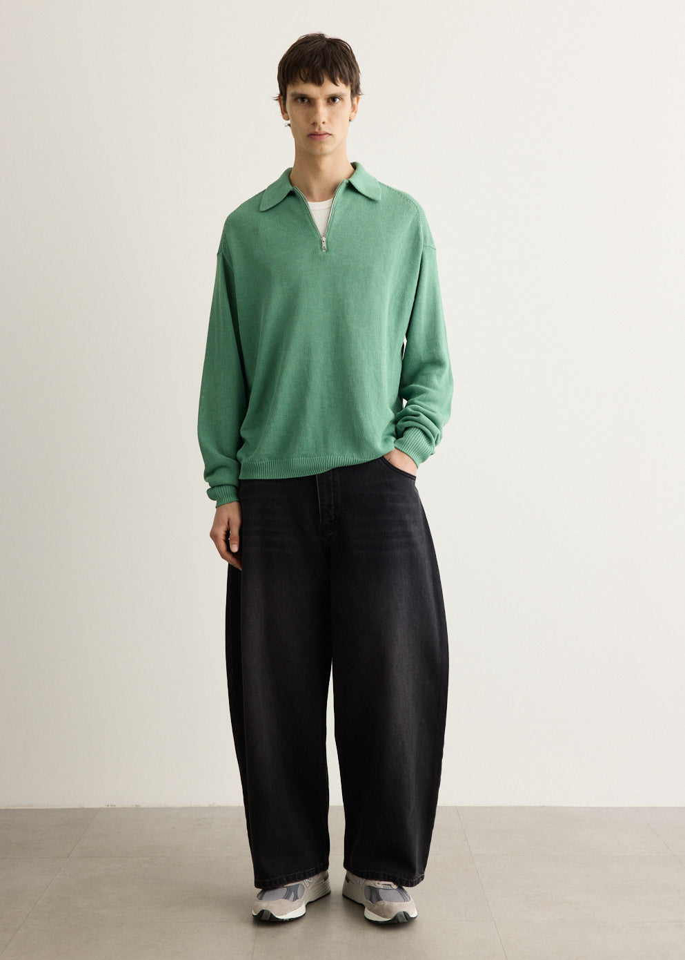 Heddy Zip Polo Jumper