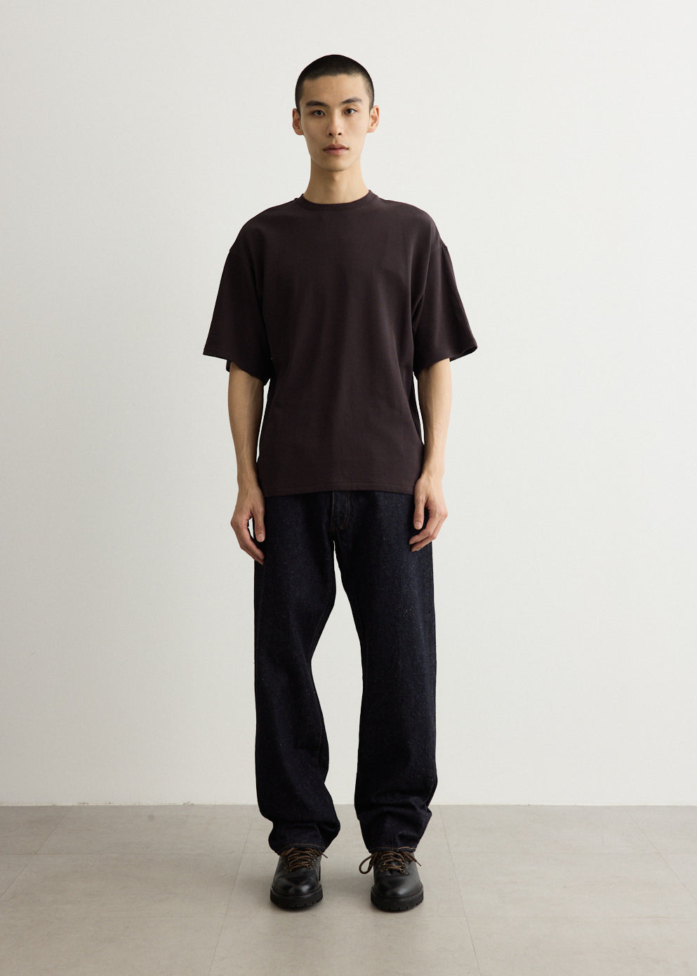 5P Zipper Front Denim Pants