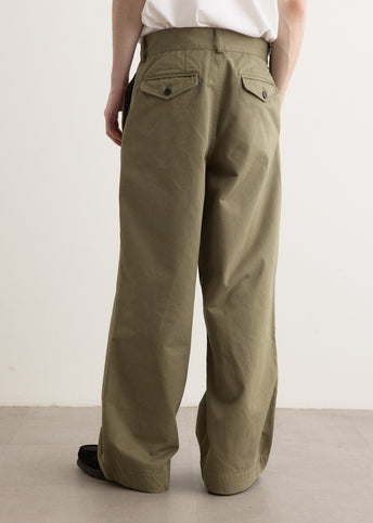 Single Pleat Baggy Pants