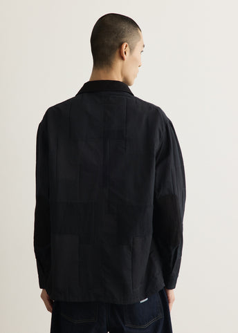 Cotton Polyester Jacquard Patch Jacket