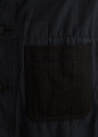 Cotton Polyester Jacquard Patch Jacket