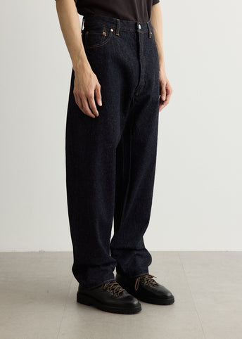 5P Zipper Front Denim Pants