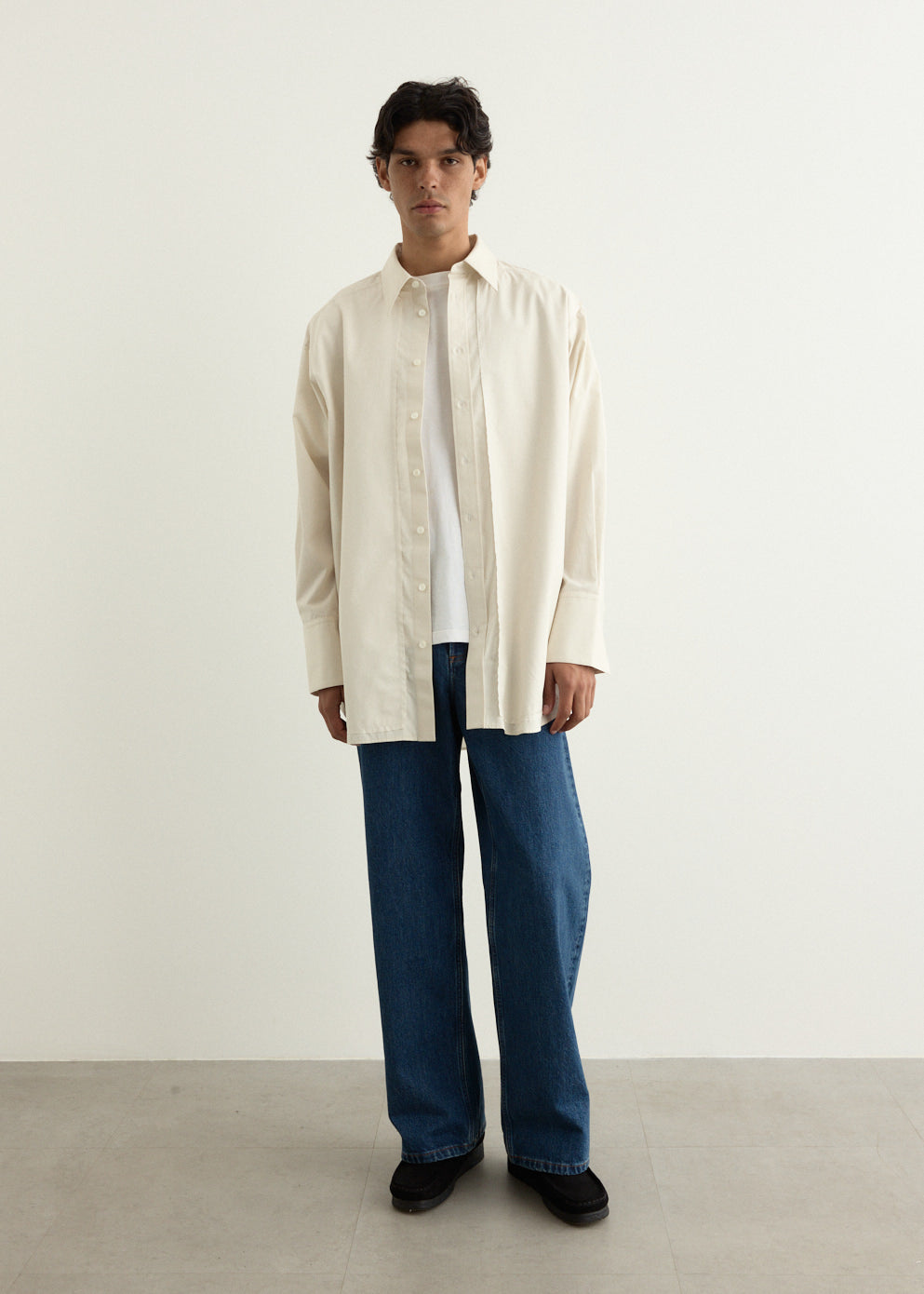 Edge Stitching Shirt