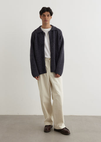 NKNIT KNIT blouson グレー　サイズ① NKNIT KNIT blouson dark gray①