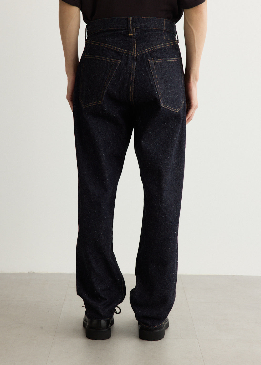 5P Zipper Front Denim Pants