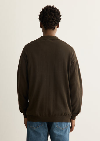 Silk Mixed Knitted Polo