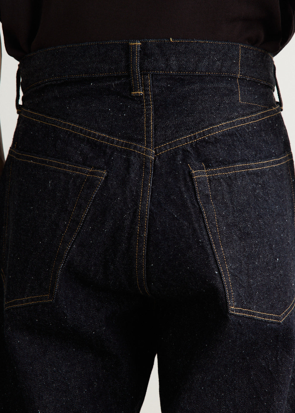 5P Zipper Front Denim Pants