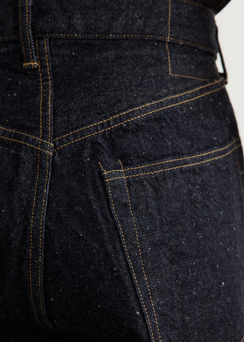 5P Zipper Front Denim Pants