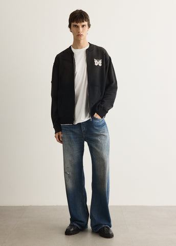 Deconstructed Zipped Sweatshirt