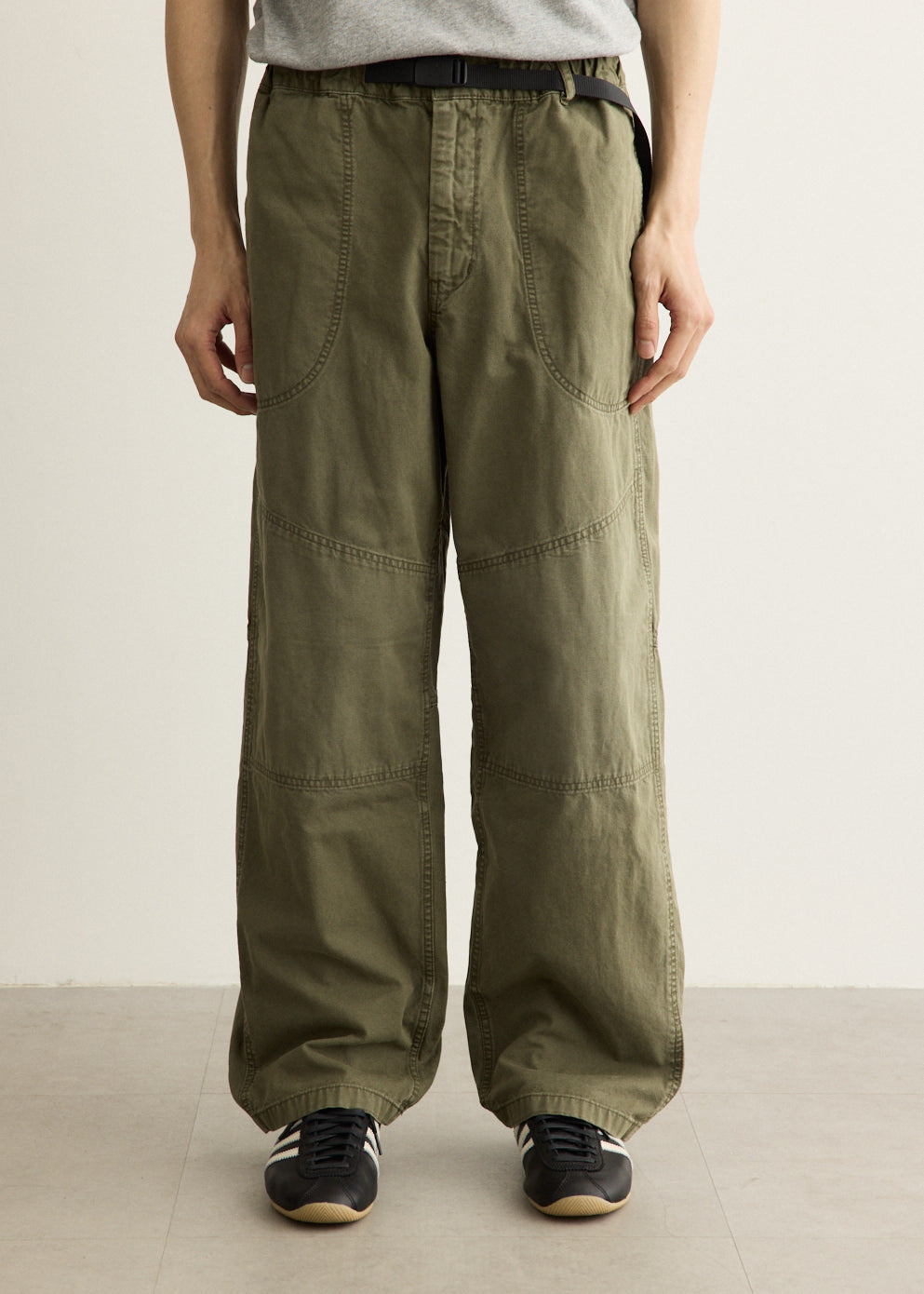 Hemp Canvas Double Knee Pants