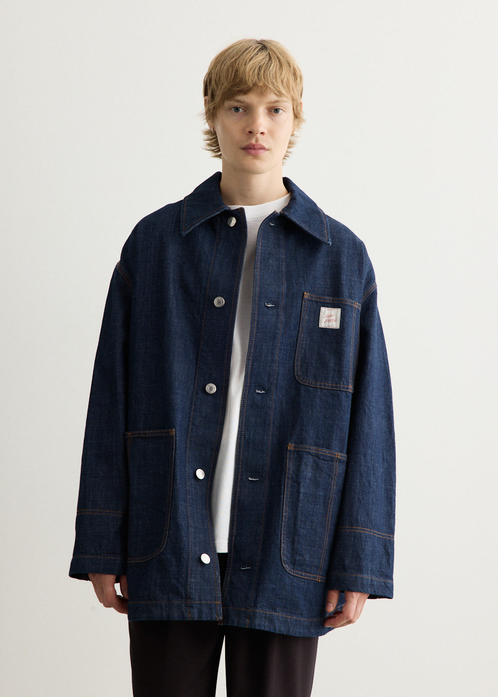 Worker Jacket With Ami Paris Heritage Label