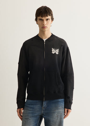 Deconstructed Zipped Sweatshirt