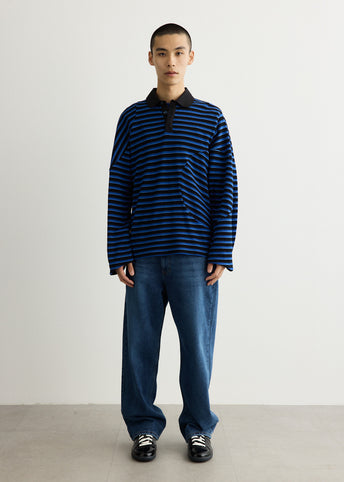Circular Stripe Polo