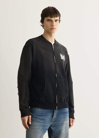 Deconstructed Zipped Sweatshirt