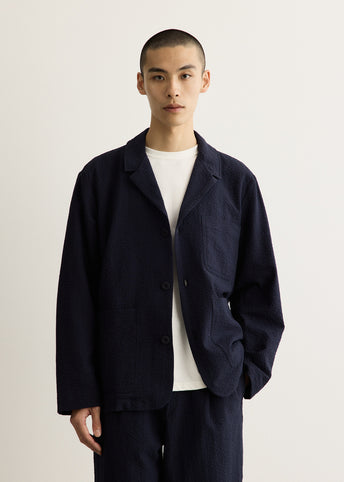 Seersucker Cosmic Blazer
