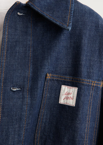 Worker Jacket With Ami Paris Heritage Label