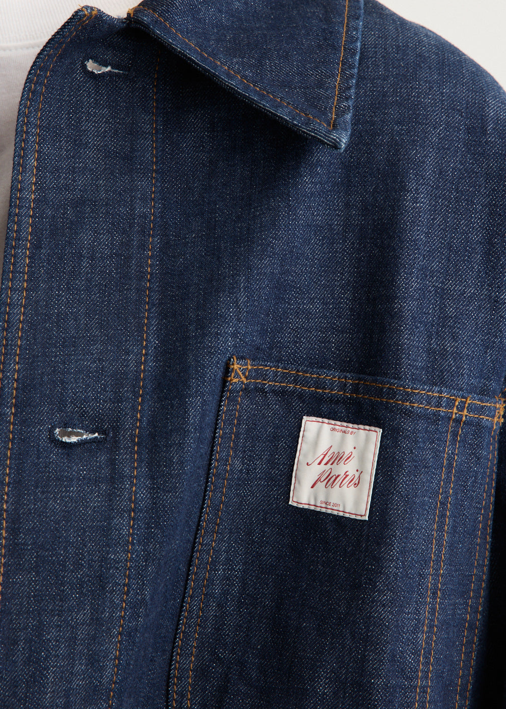 Worker Jacket With Ami Paris Heritage Label