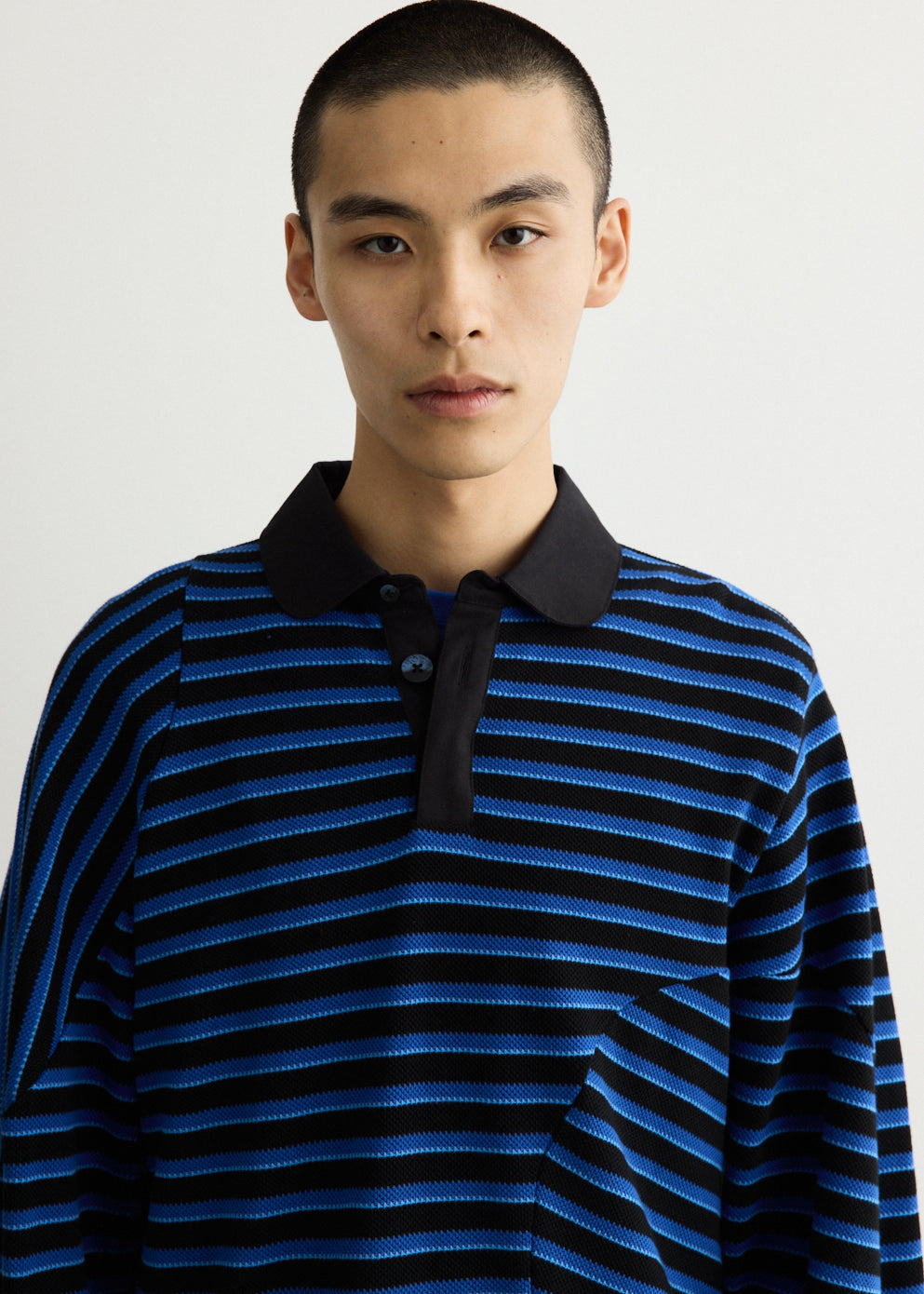 Circular Stripe Polo